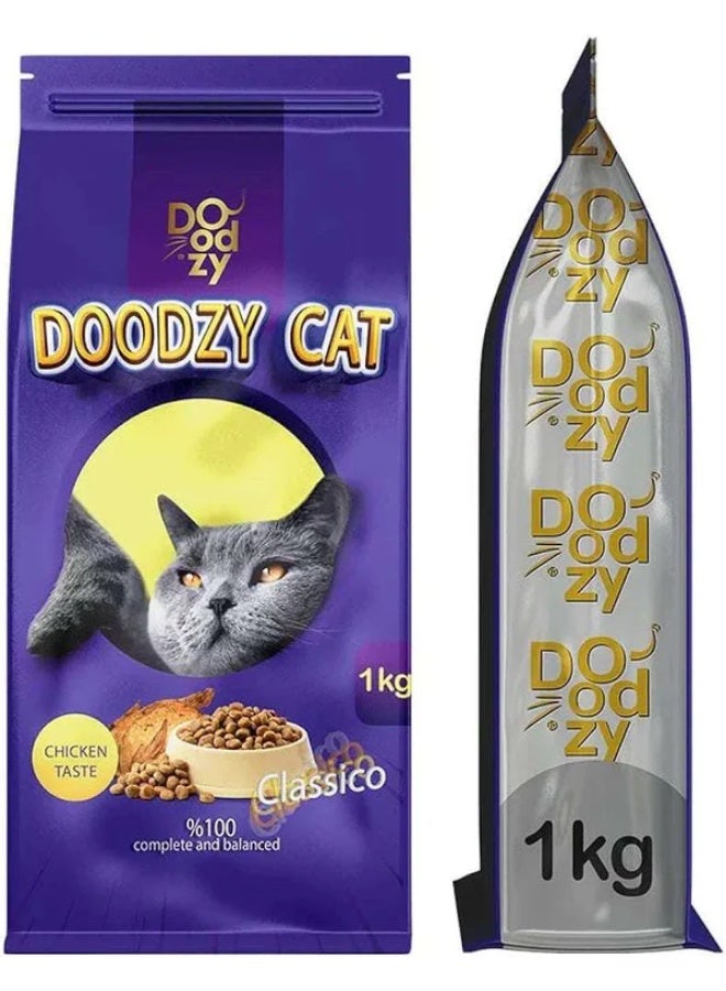 Classico Dry Cat Food with Chicken 1kg
