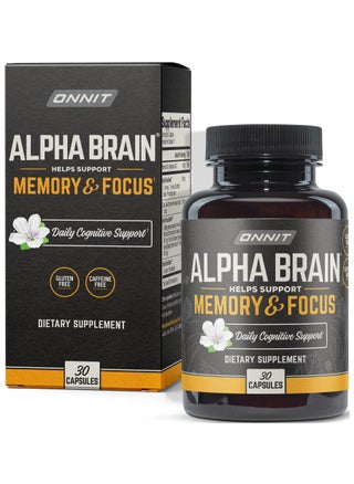 Alpha Brain Dietary Supplement - 30 Capsules - pzsku/Z47DB94843CE3B38CF173Z/45/_/1737191187/3df90bf9-8827-45ed-ae47-477f43244956
