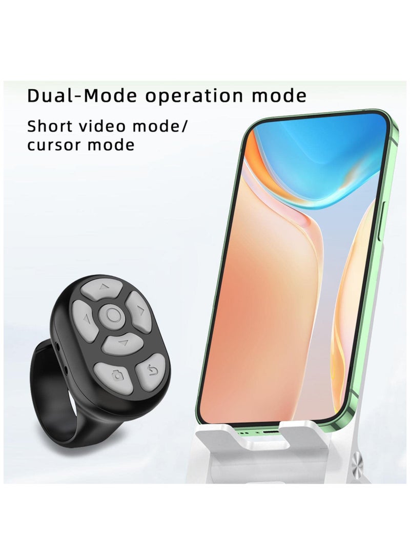 KASTWAVE Remote, Wireless Remote Control Page Turner with Charge Case, 3 In 1 Scrolling Control Page Turner Rechargeable Compatible with iOS - Image 3