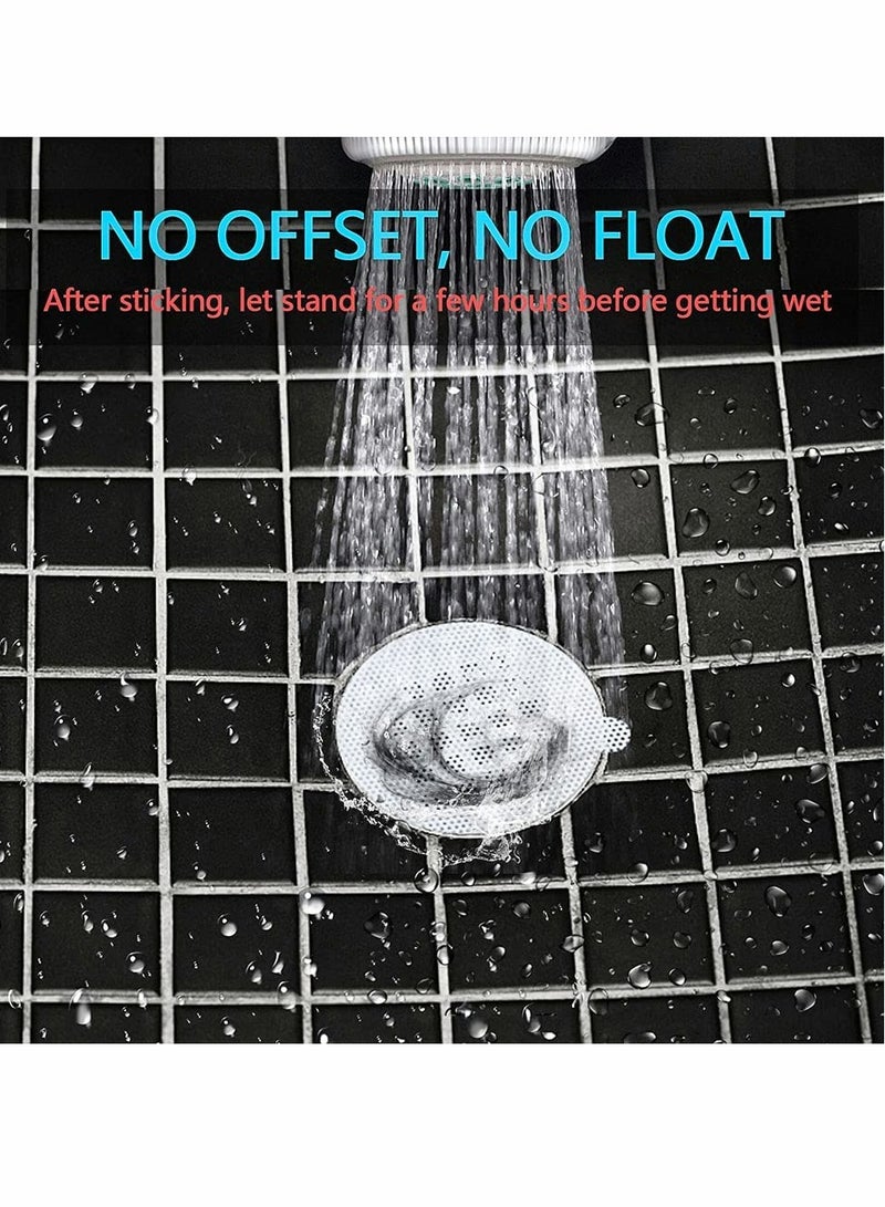 KASTWAVE Tub Drain Hair Catcher Strainer 25 PCS, Shower Drain Hair Trap, Disposable Shower Drain Hair Catcher Mesh Stickers, Easy to Install Suit for Bathroom, Bathtub, Kitchen (3.5" Regular Round) - Image 4