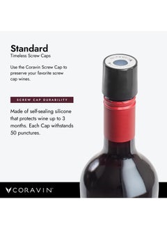 Coravin Cv 006915 Zwart Schroefdop Set Van 6 Stuks  - Image 3