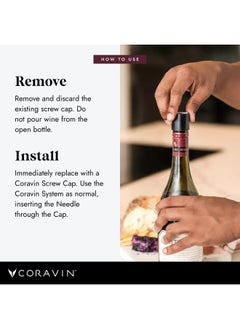 Coravin Cv 006915 Zwart Schroefdop Set Van 6 Stuks  - Image 4