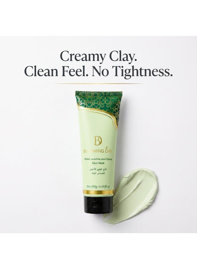 Blooming Day Purifying Clay Mask 100g – Kaolin Facial Clay Mask Tube for Oil Control & Gentle Cleansing | Hydrating Cream Mask for Smooth Skin - Image 1