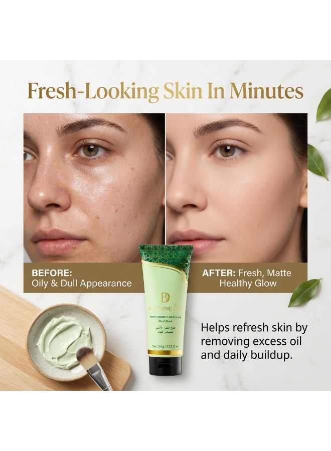Blooming Day Purifying Clay Mask 100g – Kaolin Facial Clay Mask Tube for Oil Control & Gentle Cleansing | Hydrating Cream Mask for Smooth Skin - Image 5