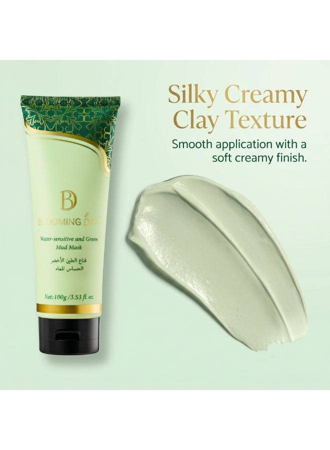 Blooming Day Purifying Clay Mask 100g – Kaolin Facial Clay Mask Tube for Oil Control & Gentle Cleansing | Hydrating Cream Mask for Smooth Skin - Image 3