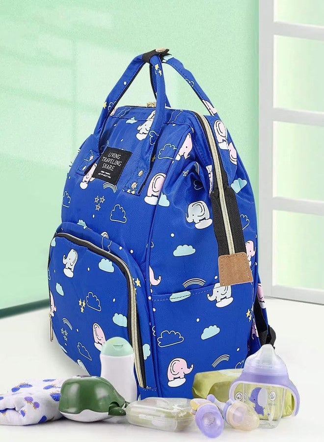 TRUE HUMAN® Multipurpose premium baby bags| baby Ele-O Baby Diaper Bag|Mothers Maternity Bags for Travel(Unicorn_Blue) - Image 4