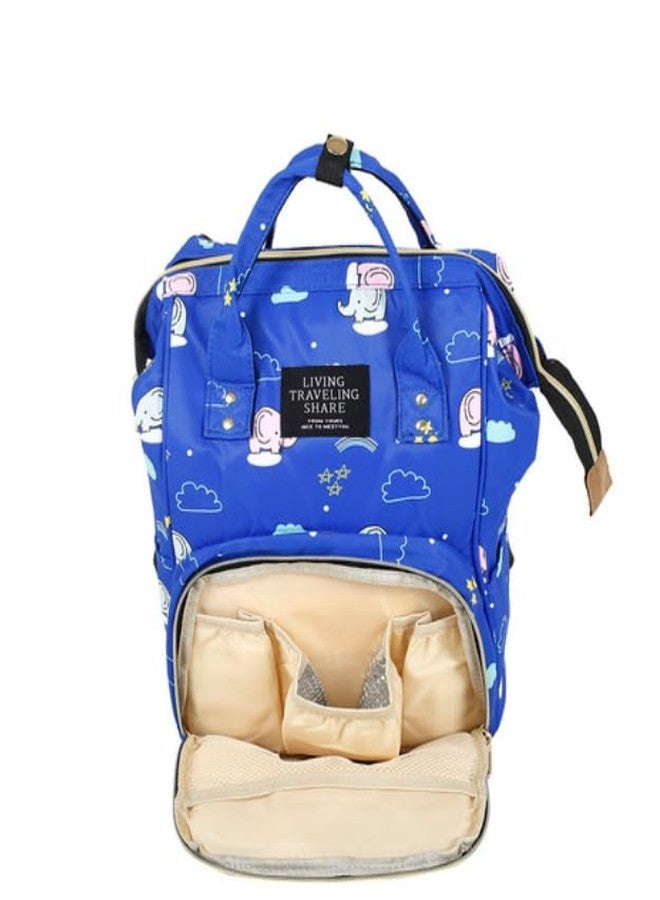 TRUE HUMAN® Multipurpose premium baby bags| baby Ele-O Baby Diaper Bag|Mothers Maternity Bags for Travel(Unicorn_Blue) - Image 2