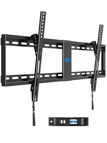 Mounting Dream Tilt TV Wall Mount for Most 42-84 inch TV, Universal Tilt TV Mount Wall Bracket with Low Profile Design, Max VESA 800x400mm and 132 LBS, Easy for Centering on 16", 18", 24", 32" Studs - Image 1