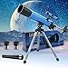Luzsco Telescope for Kids 50mm 100x Magnification Beginner Telescopio with Tripod 2 Eyepieces Finder Scope STEM Educational Gift for Boys Girls Ages 612 Portable Kids Telescope for Astronomy - Image 3