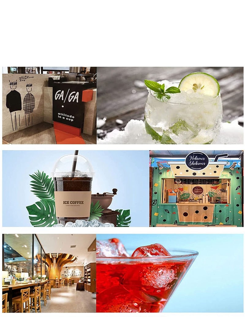 Generic - Commercial Ice Maker Ice Machine Self Clean, 36 Cubes per Batch in 11-18 Minutes 55KG/24H,15KG Storage Bin, Advanced LCD Panel w/Clear Indicators。Automatic water intake and bottled water can be used. - Image 1
