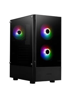 جامدياس علبة GAMDIAS متوسطة البرج ATX Argus E3 v2 RGB من GAMDIAS ذات لوحة زجاجية (أسود)  - Image 1
