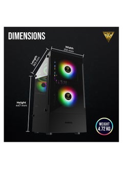 GAMDIAS Boitier Moyen Tour ATX Argus E3 v2 RGB avec panneau vitré (Noir) - pzsku/Z47DC0BCC4A9459D866E2Z/45/_/1737291191/f02ec720-648e-42e3-b546-de680af6fe9a