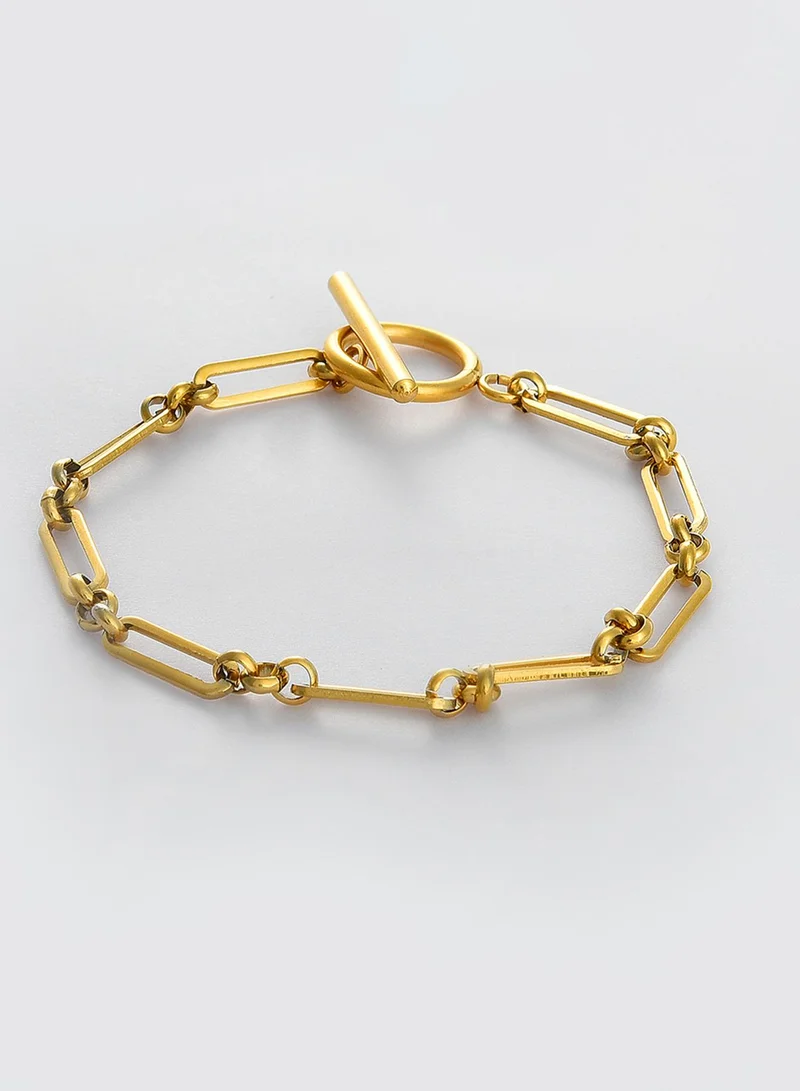 SOHI Contemporary Link Artificial Bracelet Jewellery