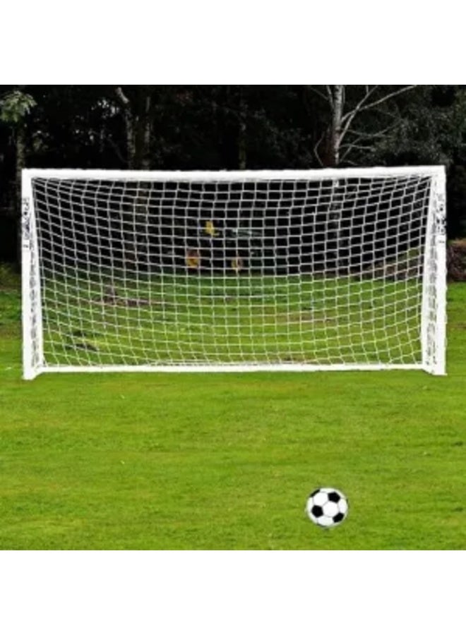 Pair of Five-a-Side Football Goal Nets, Durable & Weather-Resistant