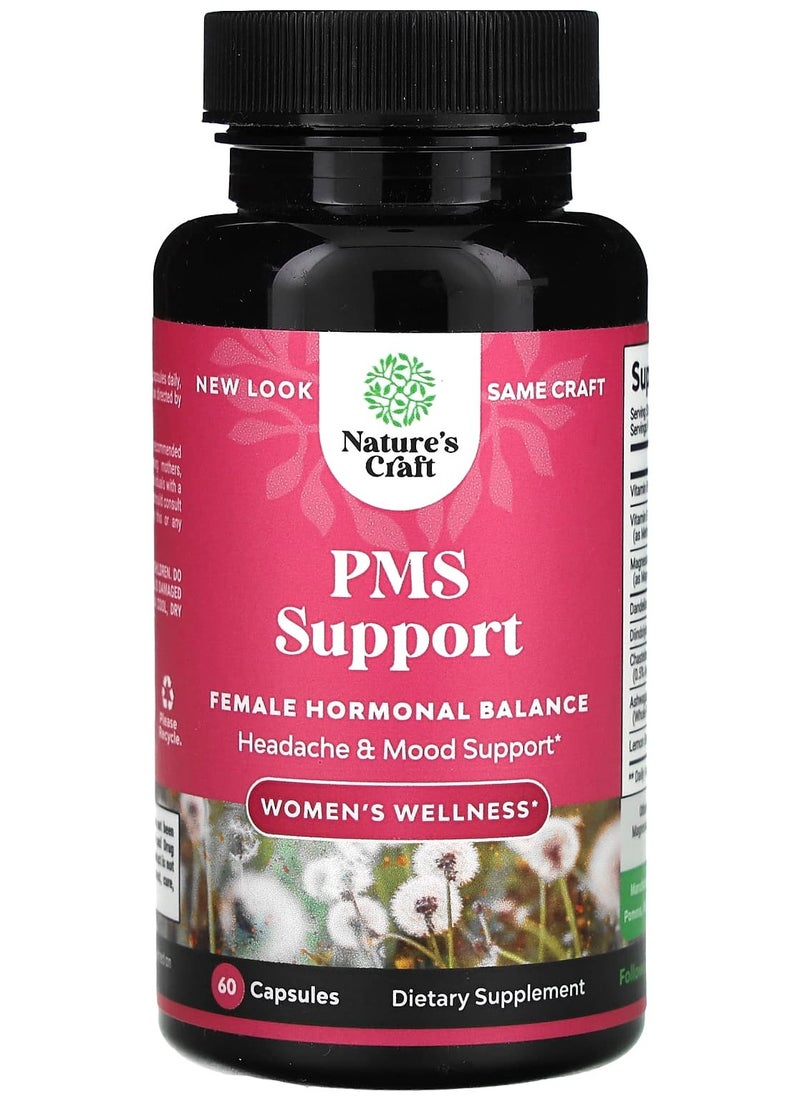 Nature's Craft Women's Wellness, PMS Support, 60 Capsules 