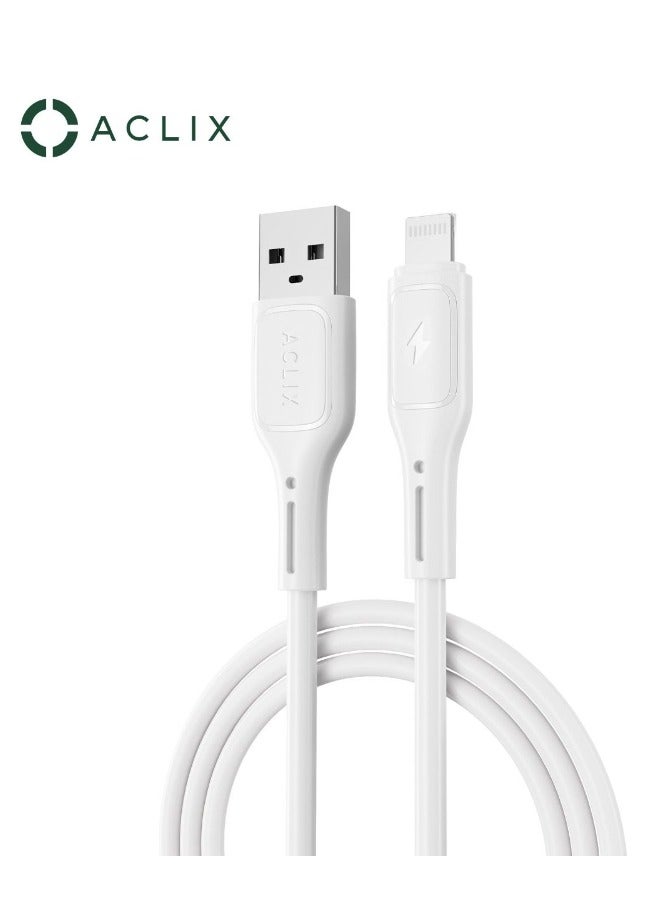 ACLIX Usb Type C Cable, Usb-C To Usb-A Cable, Usb C Charger Cable For Iphone 15, Samsung Galaxy S24, Google Pixel, Ipad, Macbook, Nintendo Switch And More - 1M White - Image 2