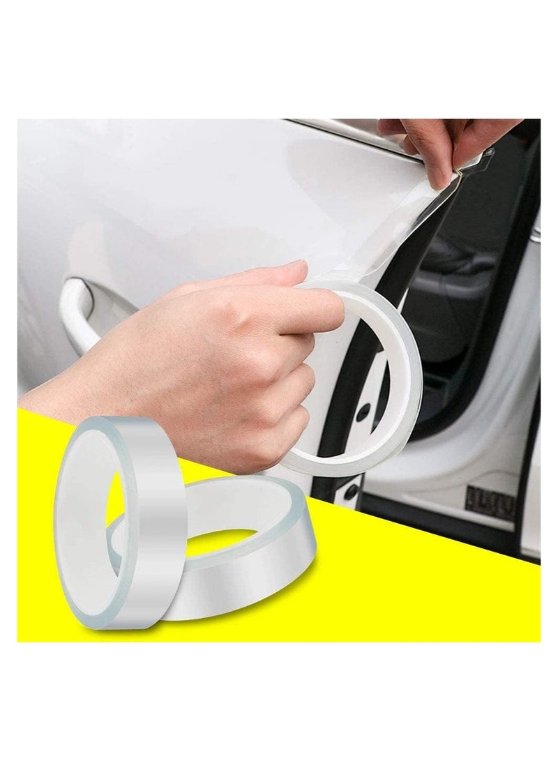Excefore Car Door Edge Guard 3cm * 5m Universal Clear Caulk Strip Collision Fits for Most Cars Proof Strips for Kitchen Countertop Sink Bathtub  Transparent Car Door Edge Trim Protection Film (1Pcs) - Image 1