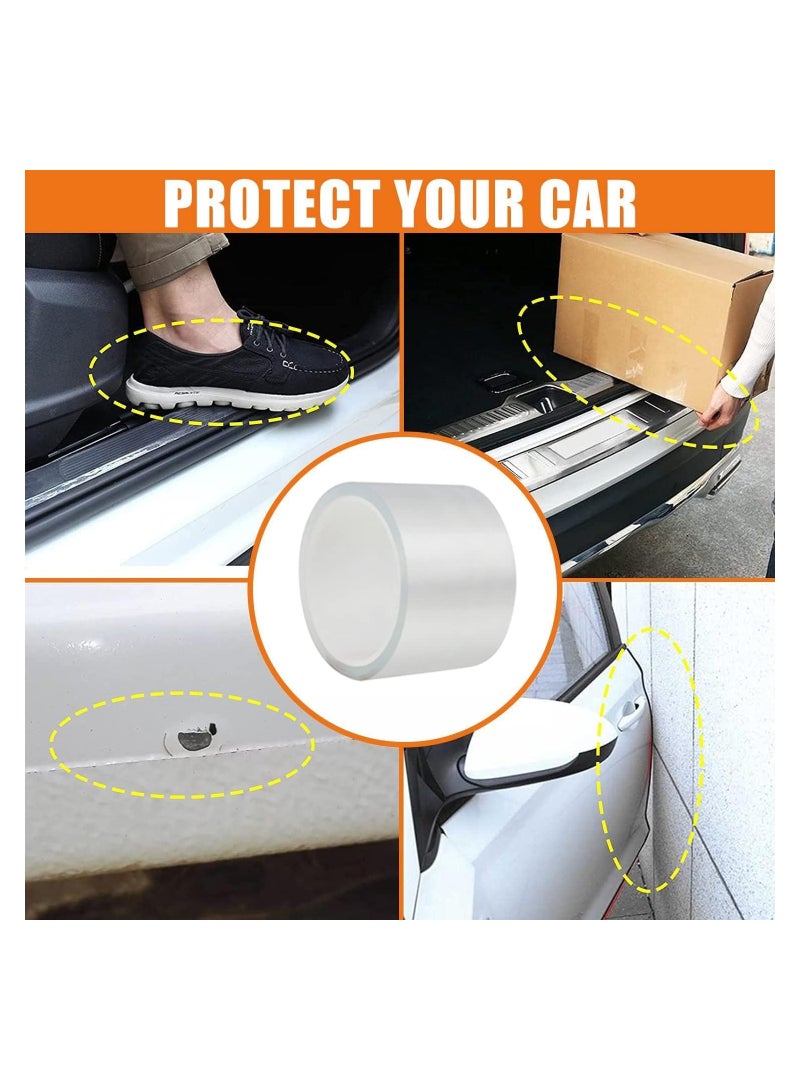 Excefore Car Door Edge Guard 3cm * 5m Universal Clear Caulk Strip Collision Fits for Most Cars Proof Strips for Kitchen Countertop Sink Bathtub  Transparent Car Door Edge Trim Protection Film (1Pcs) - Image 5