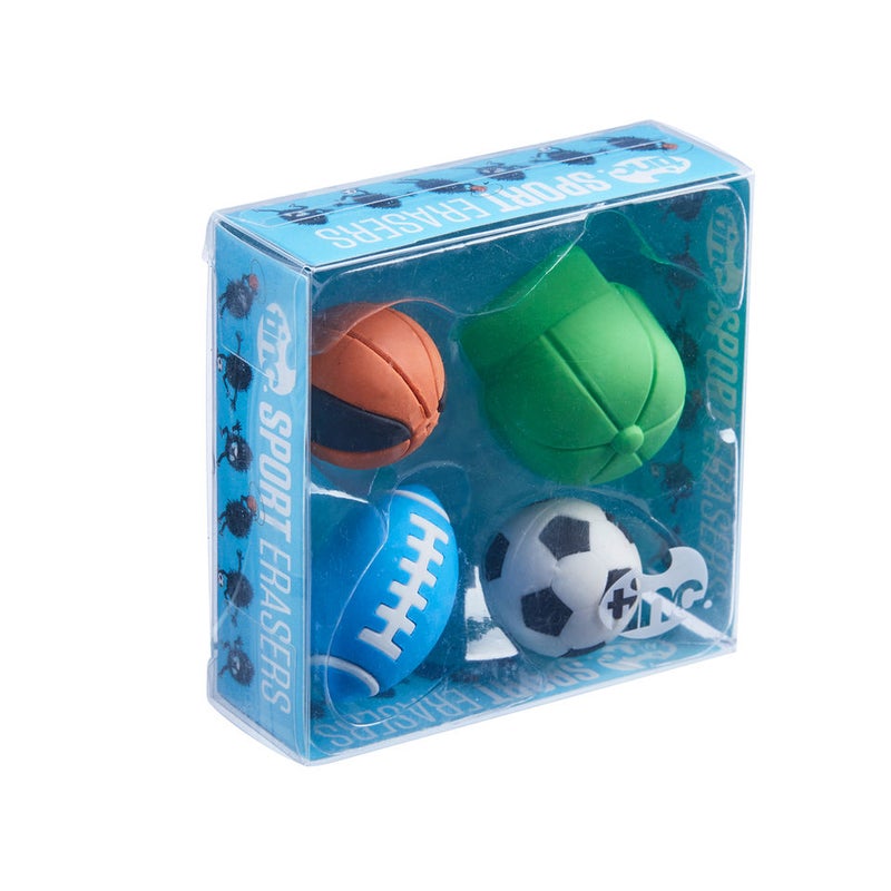 Tinc Eraser Set - Sports Spoercol