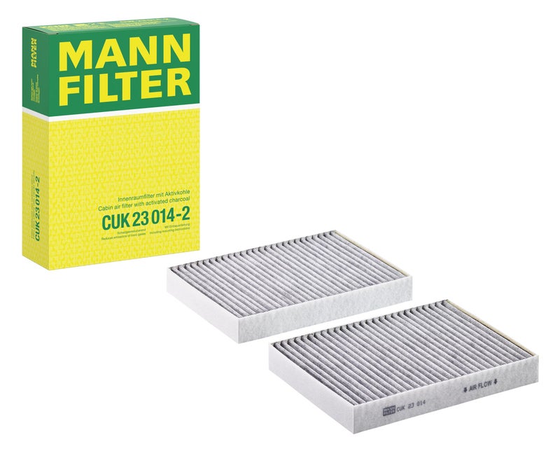 MANNFILTER CUK 23 0142 Cabin Air Filter with Activated Carbon