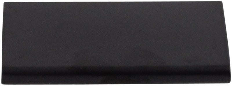 Top Knobs TK501BLK Mercer Collection 3" Europa Tab Pull, Flat Black - Image 1