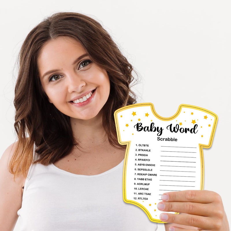 Misaidou Baby Shower Game, 30 Card Set with Answer Card, Tabletop Game for Baby Shower Party & Gender Reveal Games, Modern Design, Unisex Theme, 5x7 inches - Image 4