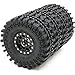 HOBBYSOUL 4pcs RC 19 Mud Terrain Tires Super Grip Soft Crawler Tyre 121mm475inch Aluminium 19 Beadlock Wheel Rim preMounted - Image 3