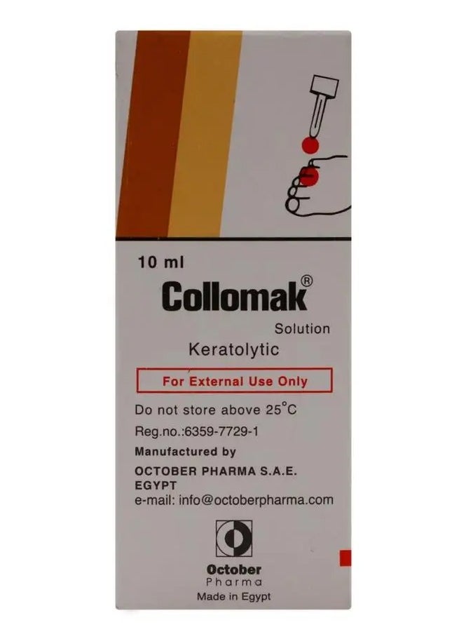collomak Keratolytic Solution For Warts 10ml  - Image 1