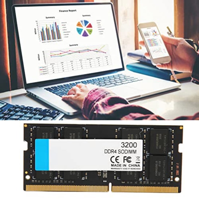 ذاكرة وصول عشوائي DDR4 SODIMM سعة 64 جيجابايت، وحدة ذاكرة PC4 25600، ترقية ذاكرة الكمبيوتر المحمول مع التوافق مع الإصدارات السابقة، مثالية لأجهزة الكمبيوتر المحمول والكمبيوتر المحمول والكمبيوتر الشخصي 32 جيجابايت - Image 4