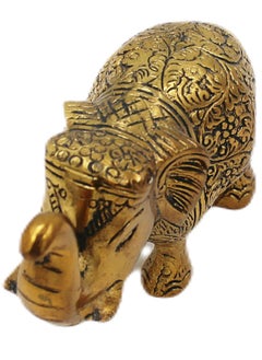 Antique Museum Antique Brass Elephant Figurine  - Image 1