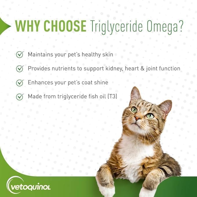 Vetoquinol Triglyceride Omega-3 Fatty Acid Supplement for Medium Dogs - 60 Gel Capsules - Image 4
