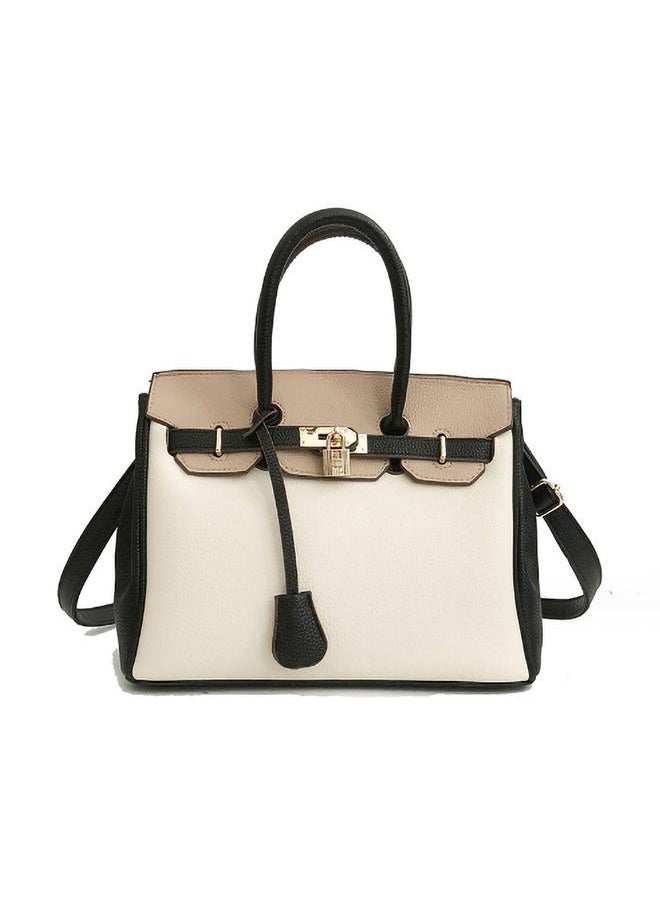 Styli Dual Strap Handle Bag with Lock  - Image 1