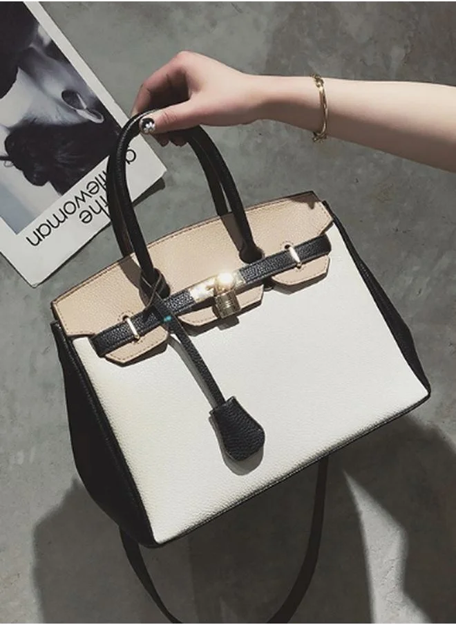 ستايلي Dual Strap Handle Bag with Lock