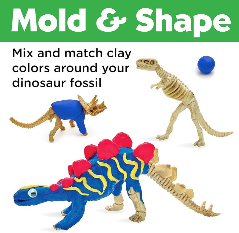 Creativity For Kids Make Your Own Dinosaurs with Clay - Fun & Educational Dinosaur Clay Craft Kit for Kids - Image 5