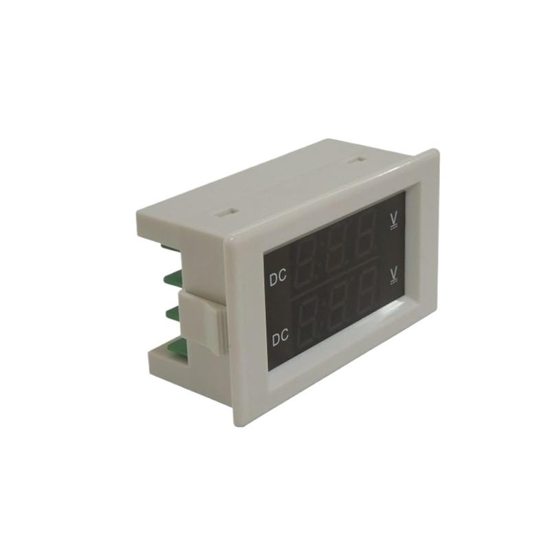 Any KSA address orderable Voltage Meter Double Voltmeter DC 0-30V 100V 300V 600V Volt Panel Gauge 0.39'' LED Digital 2-Way Dual Voltage Tester(White Cover,V1(0-600V) V2(0-100V) Multi-use qualified quality Ventilated design Fixed & portable compatible Globally trusted affordable quality Single & bulk use compatible Tiered purchase options Elegant upgraded practical design Long term use design General standard compliant quality Size-sorted warehouse storage Easy assemble Solid anti-deform Multi-use upgraded craftsmanship Low maintenance Spec compliant trusted quality Fine polished finish Set product combo compatible All condition fit All-round unified build Water rust proof Pop-area nearby warehouse In-Kingdom stored commodity Anti topple design Trendy flexible practical build - Image 2
