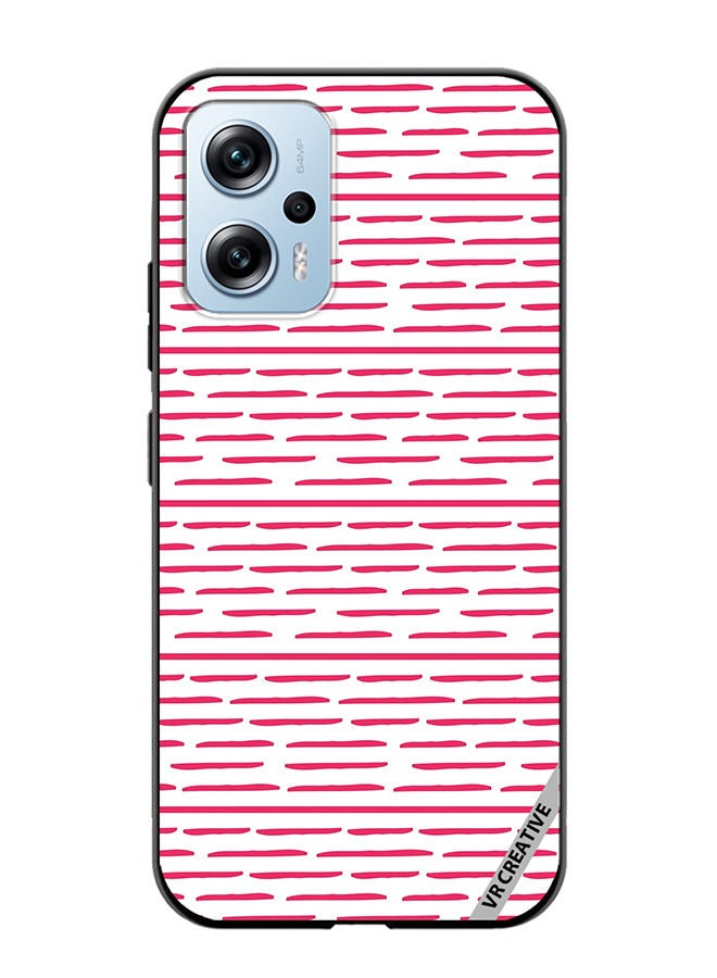 VR CREATIVE Protective Case Cover For Xiaomi Poco X4 GT Strips Design Multicolour - Image 1