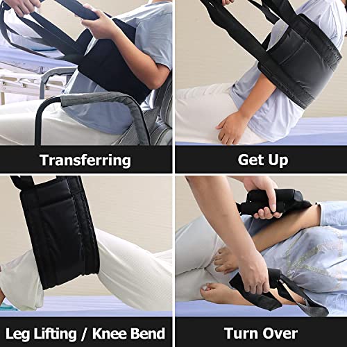 Dhadh Patient Lift Aid Transfer Sling with Handles – Elderly Mobility Support Belt for Bed, Wheelchair & Bathroom Transfer, Caregiver Assist Device for Disabled & Post Surgery Patients - Image 4