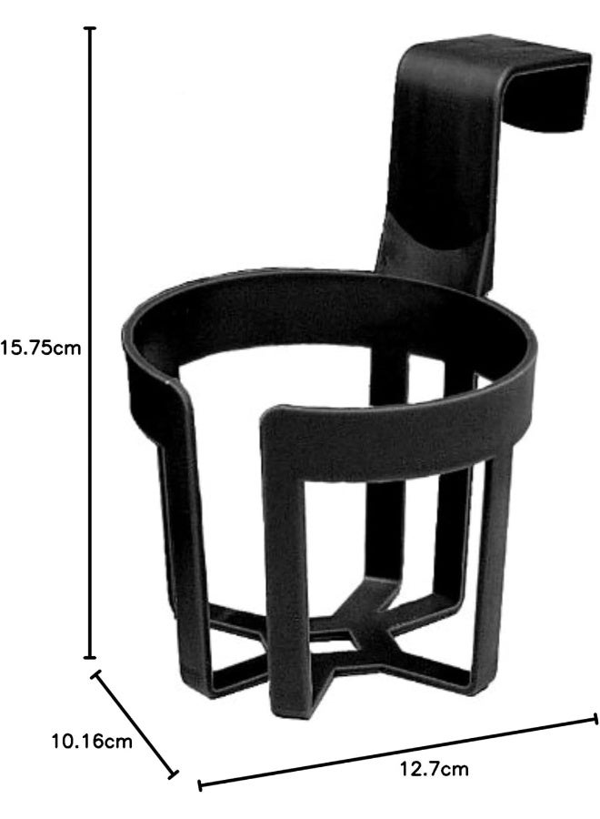 Custom Accessories 91100 Black Large Cup Holder - 44 oz.Capacity - Image 3