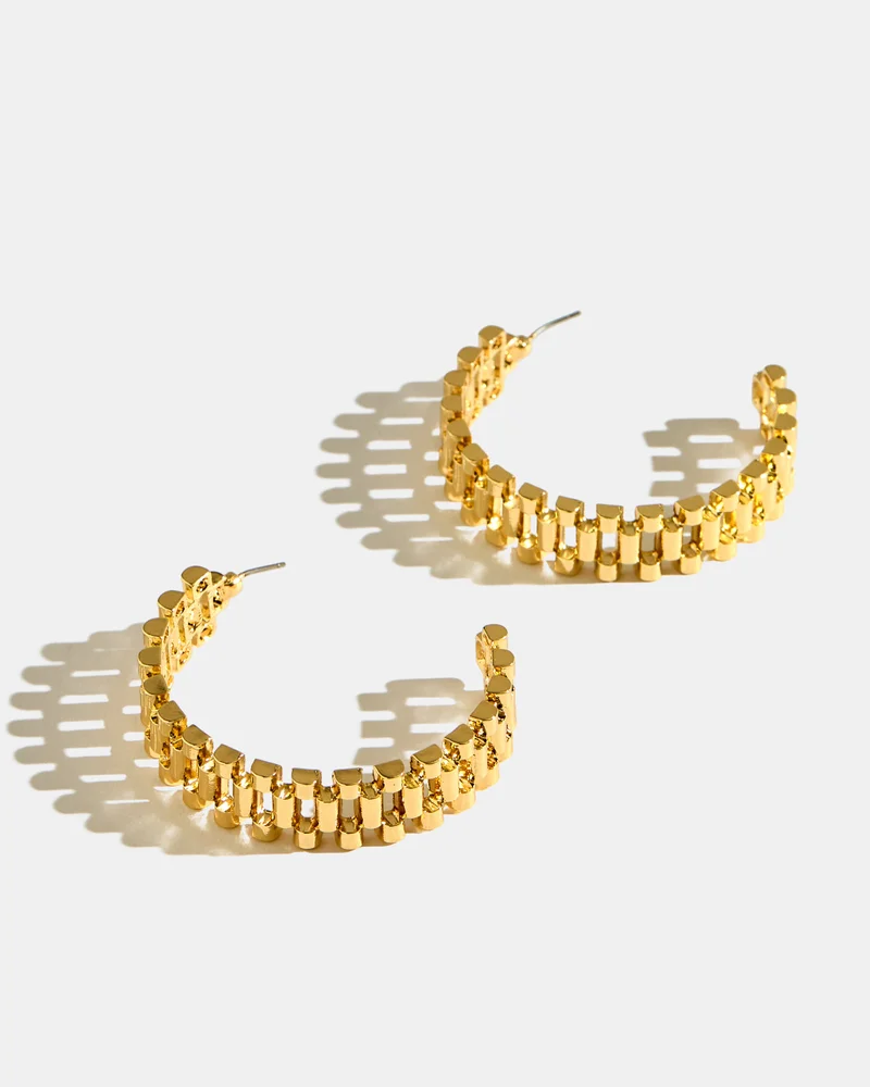 Redtag Women Gold Embellished Earrings
