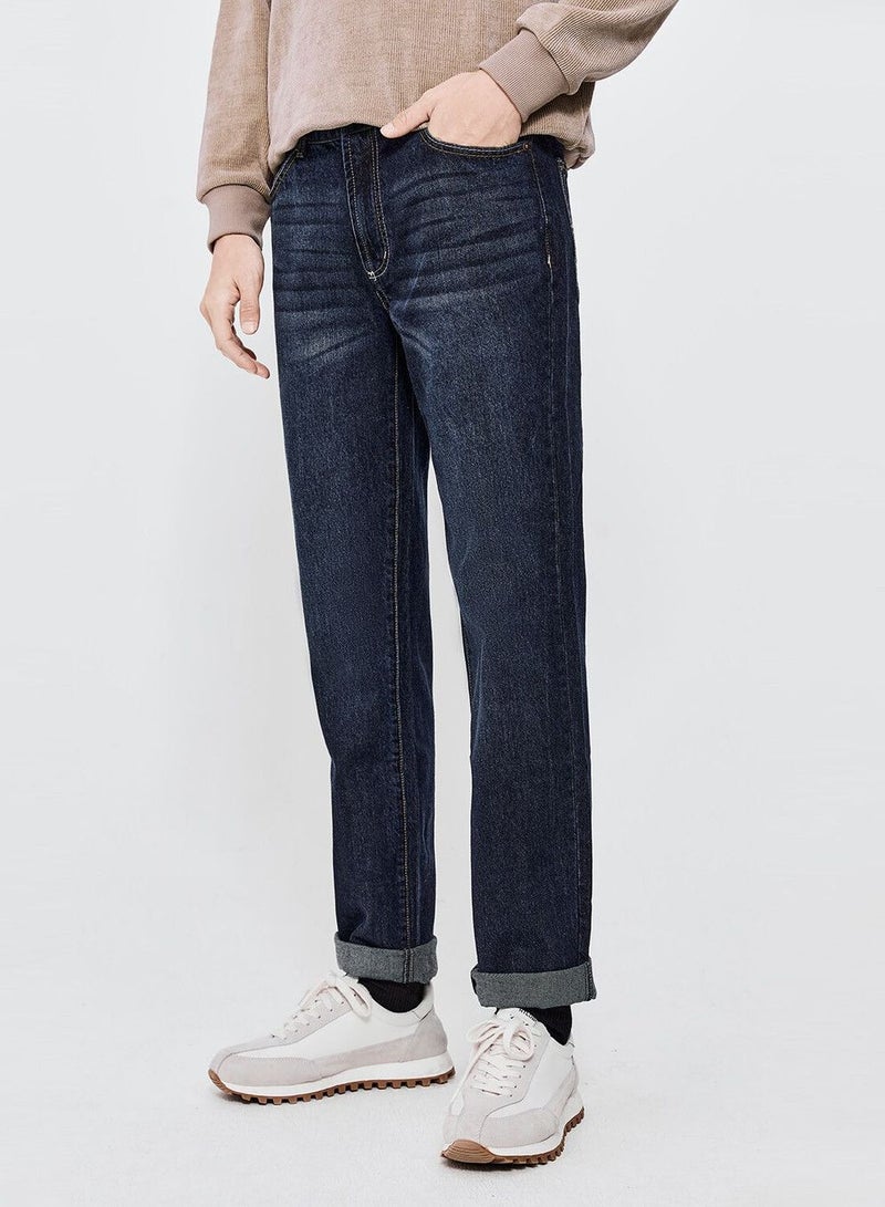 GIORDANO Men’s Skinny Tapered Stretch Denim - Image 1