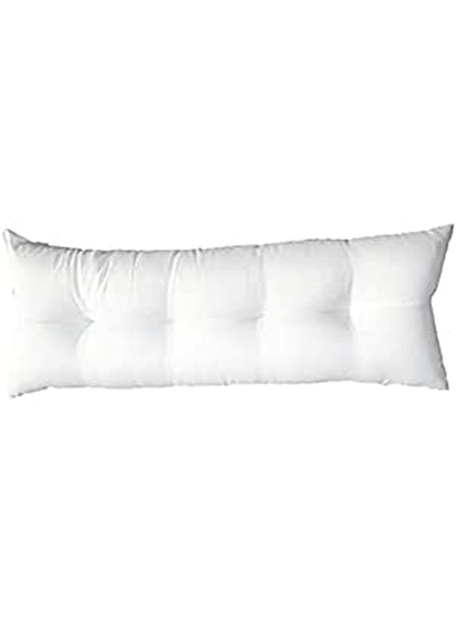 White Standard Fiber Bed Pillow 150x40 cm 