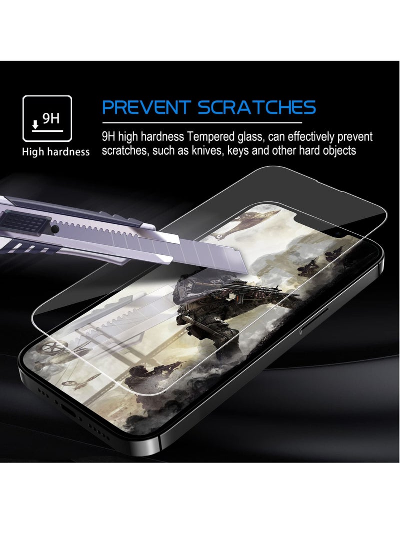 BORTONY Privacy Full Coverage Screen Protector for iPhone 14 Pro Max 6.7-Inch Anti-Spy Tempered Glass Film Edge to Edge Protection Case Friendly - Image 3