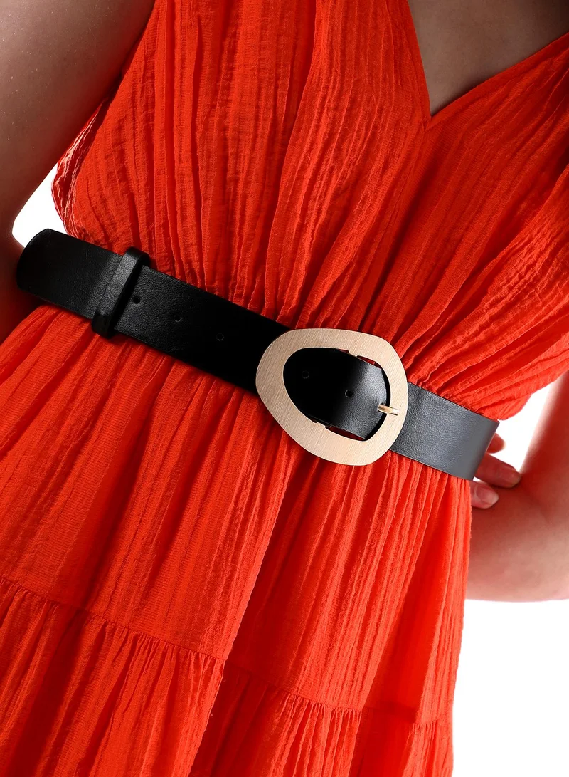 Haute Sauce Casual Belt with Buckle Detail
