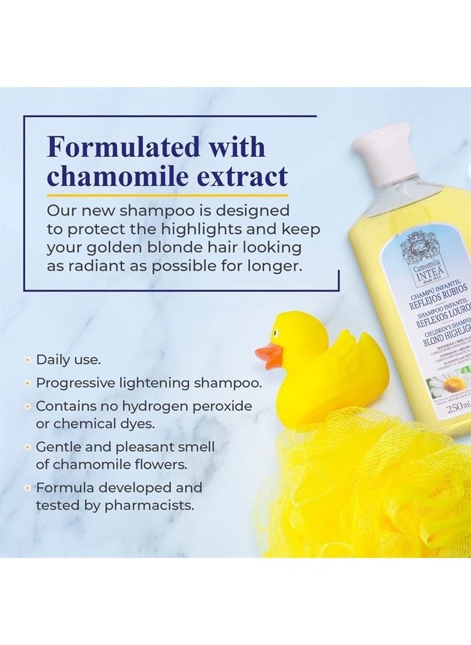 Intea Camomila Kids Shampoo for Blonde Highlights – 8.5Oz Chamomile Shampoo Hair Lightener for Kids – Natural Extract Toddler Shampoo with No Silicones, Parabens  - Image 3