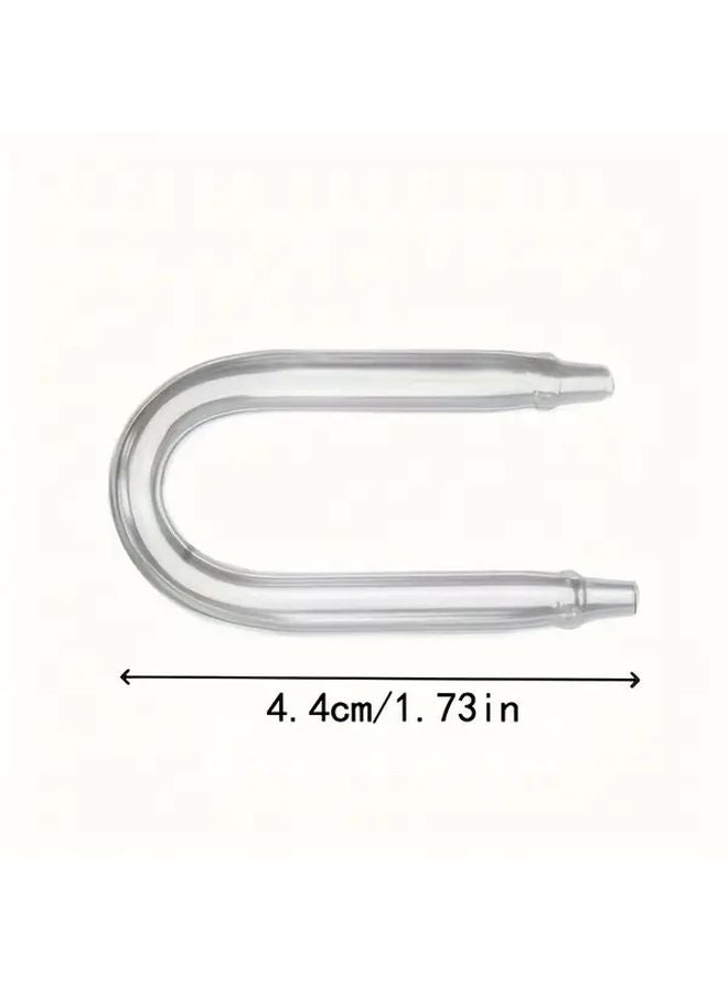 1 قطعة زجاجية موصل أنبوب على شكل ح U لحوض السماك مضخة هواء ملحق نظام ثاني أكسيد الكربون - Image 3