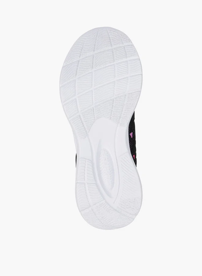 SKECHERS Girls' JUMPSTERS 2.0 Sports Shoes with Hook and Loop Closure - 303380L-BKMT