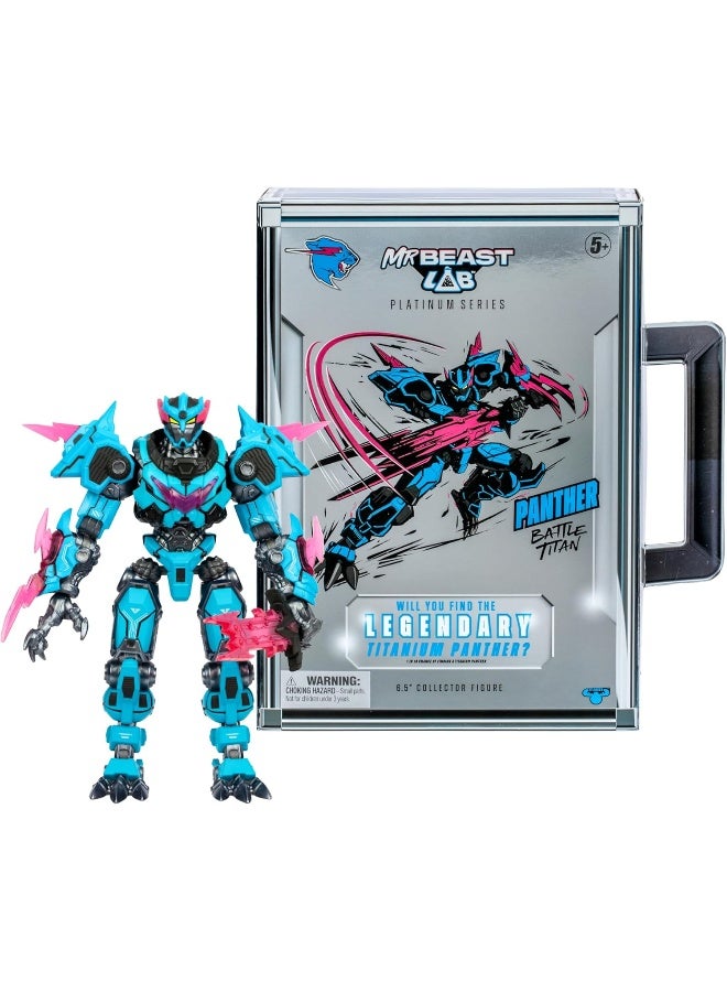 MrBeast Lab Platinum Series Panther Battle Titan Figure (16.51 cm) - Image 2