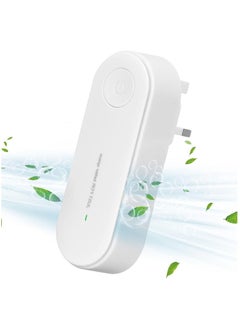 Plug-in Negative Ion Air Purifier, Mini Portable Air Cleaner, Air Ionizers for Home Bedroom Pets,Bathroom Odor,Pollen,Dust,,Pet Dander (White)