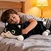 KOPHINYE Weighted Cat Stuffed AnimalCute Black and White Tuxedo Cat Plush Soft Weighted Plushies Cuddleable Sensory Comfort Pillow for Kids Boys Girls Christmas Birthday Gift17in 16lbs - Image 4