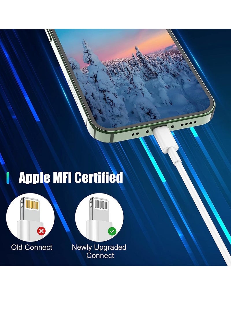 Generic iPhone Charger Cable  3Pack [Apple MFi Certified] Long Lightning to USB Cable 1 meter, Apple Fast Charging Lead for Apple iPhone 13 Pro/12 Pro Max/12 Mini/11/X/XS/XR/XS Max/8/8 Plus/7/6/iPad  - Image 3